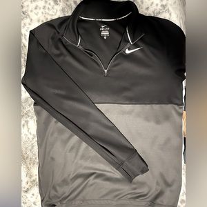 XL Black Nike Running Quarter-Zip Sweatshirt